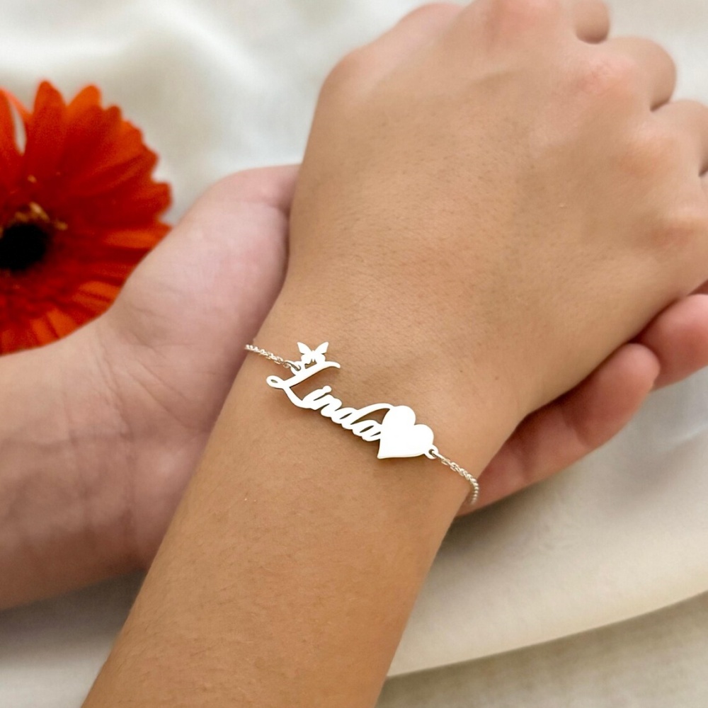 Custom Butterfly Name Bracelet - Butterfly Clasp Deployant recensie en prijs