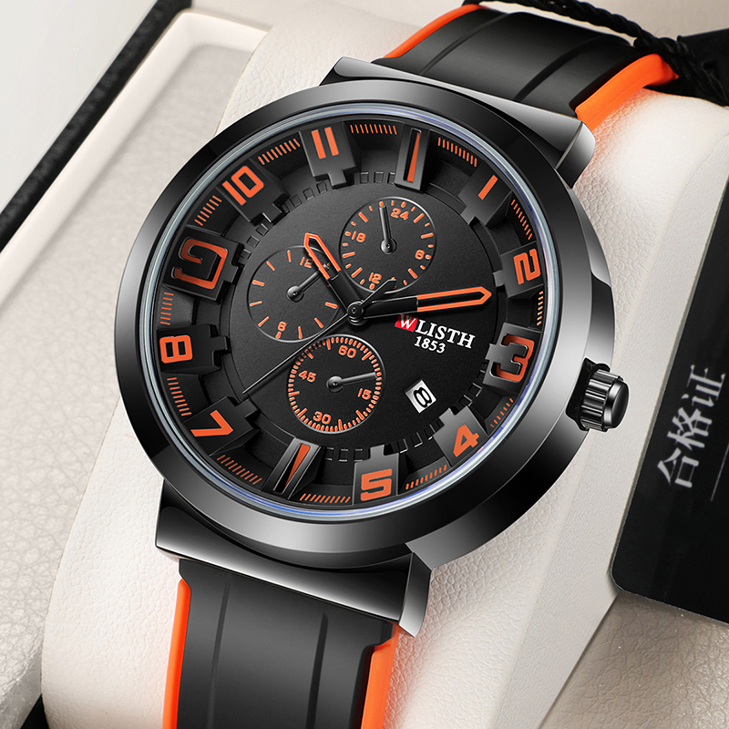 WLISTH Retro Men's Watches Spo - Leather Watch Band Men recensie en prijs