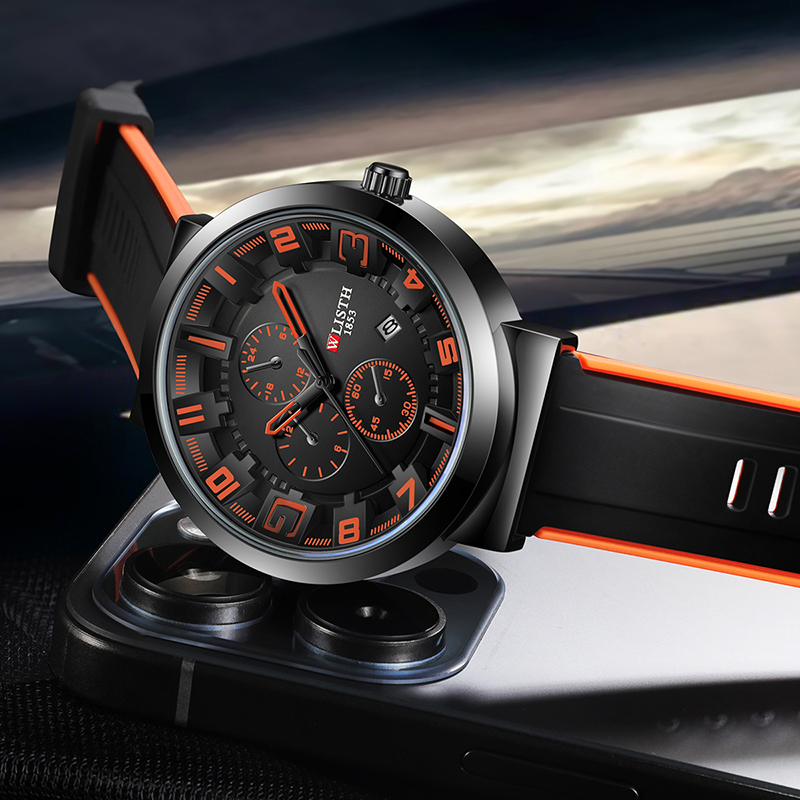 WLISTH Retro Men's Watches Spo - Leather Watch Band Men recensie en prijs