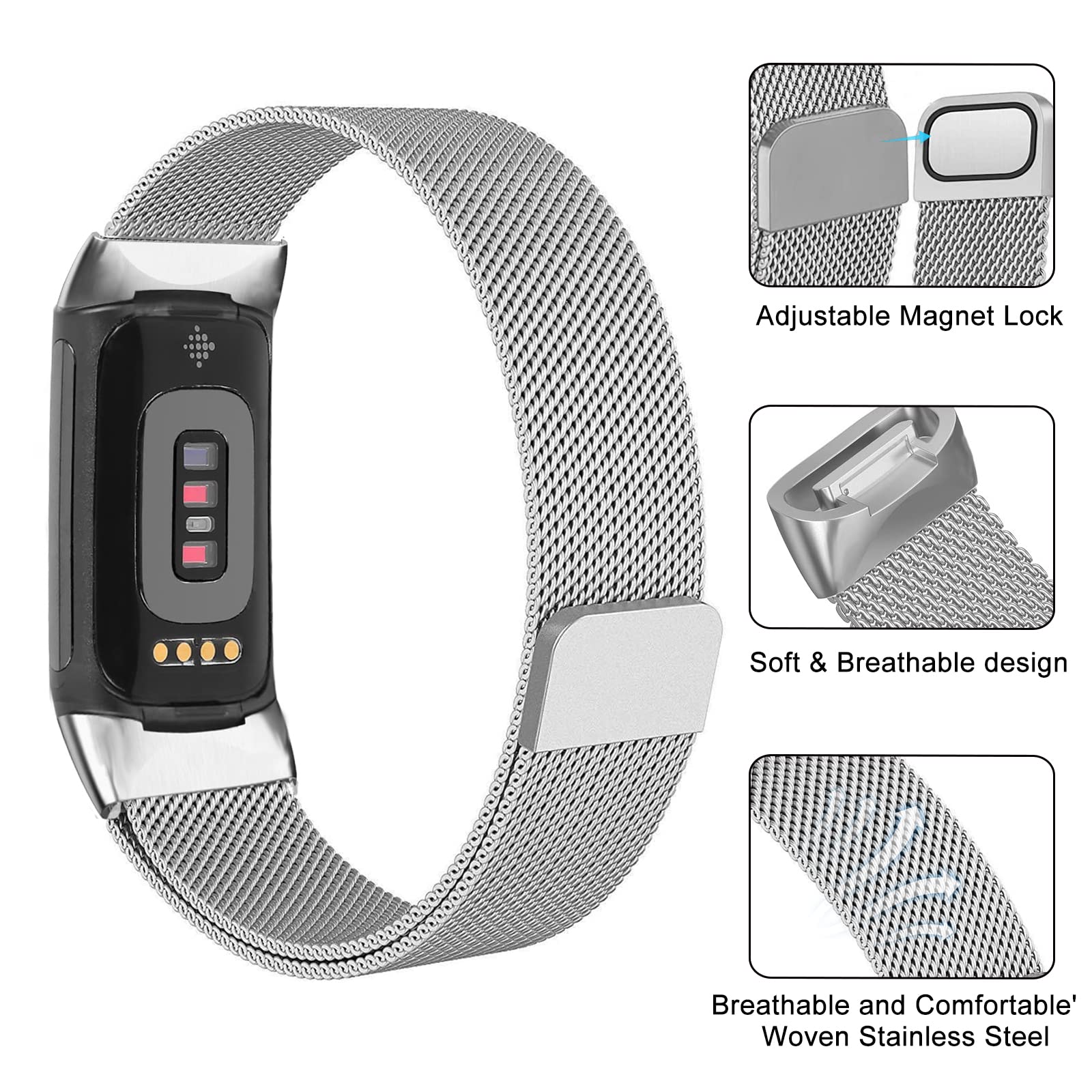 Milanese loop For fitbit charg - Milanese Loop Magnetic recensie en prijs