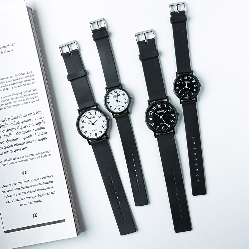 Simple Black Watch Quartz Watc - Silicone Band Women recensie en prijs