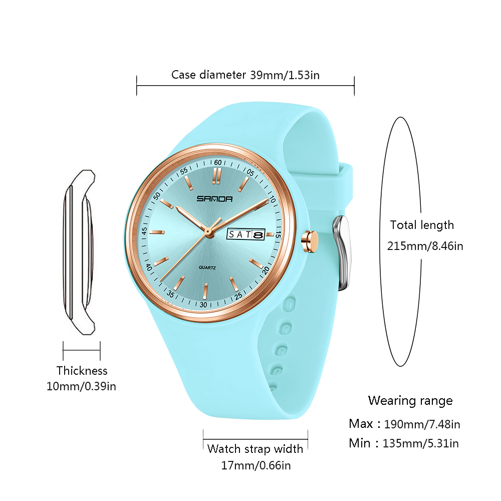 Fashion Calendar High Guality  - Silicone Band Women recensie en prijs