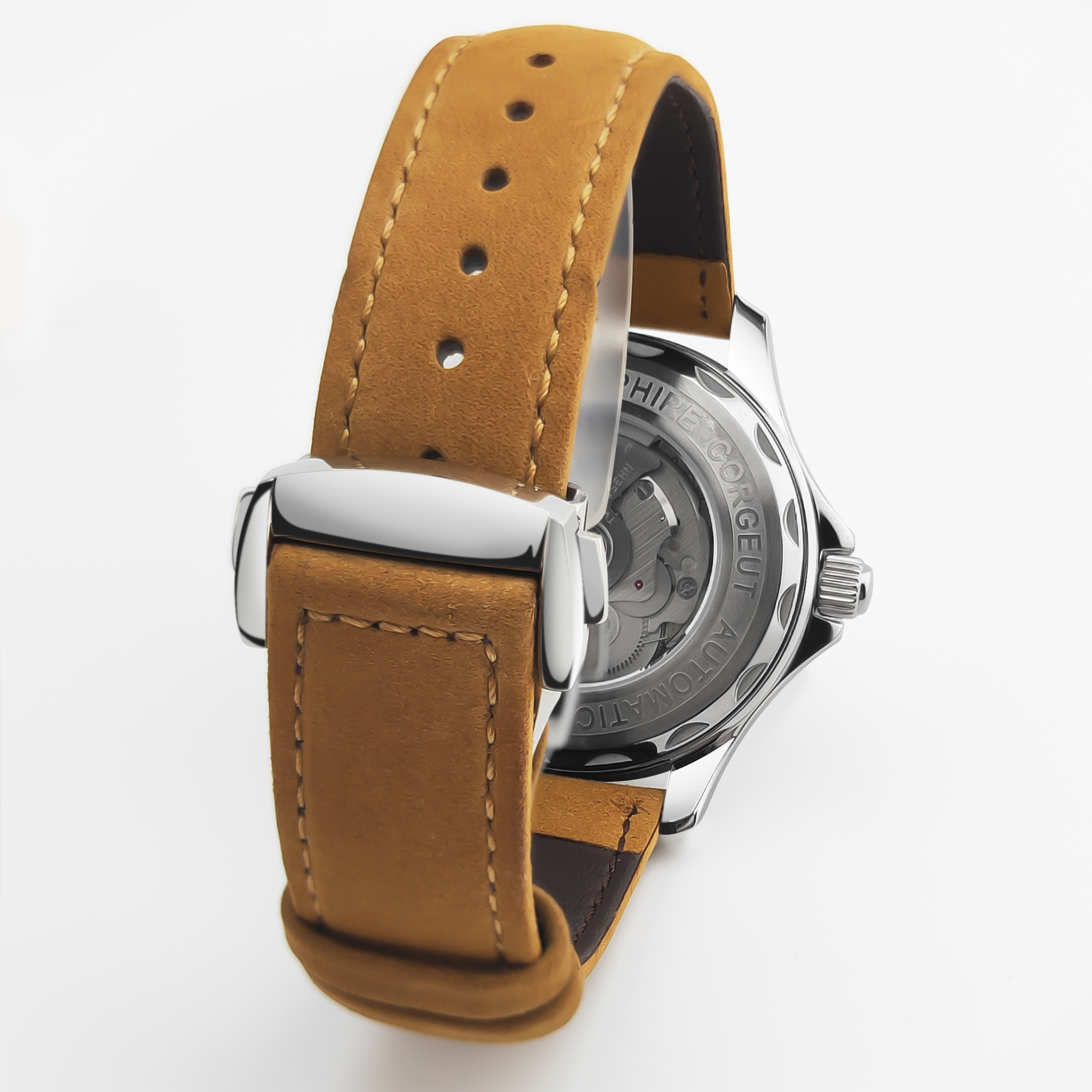 CUSTOM Logo Sapphire Glass Aut - Stainless Bracelet Diver recensie en prijs