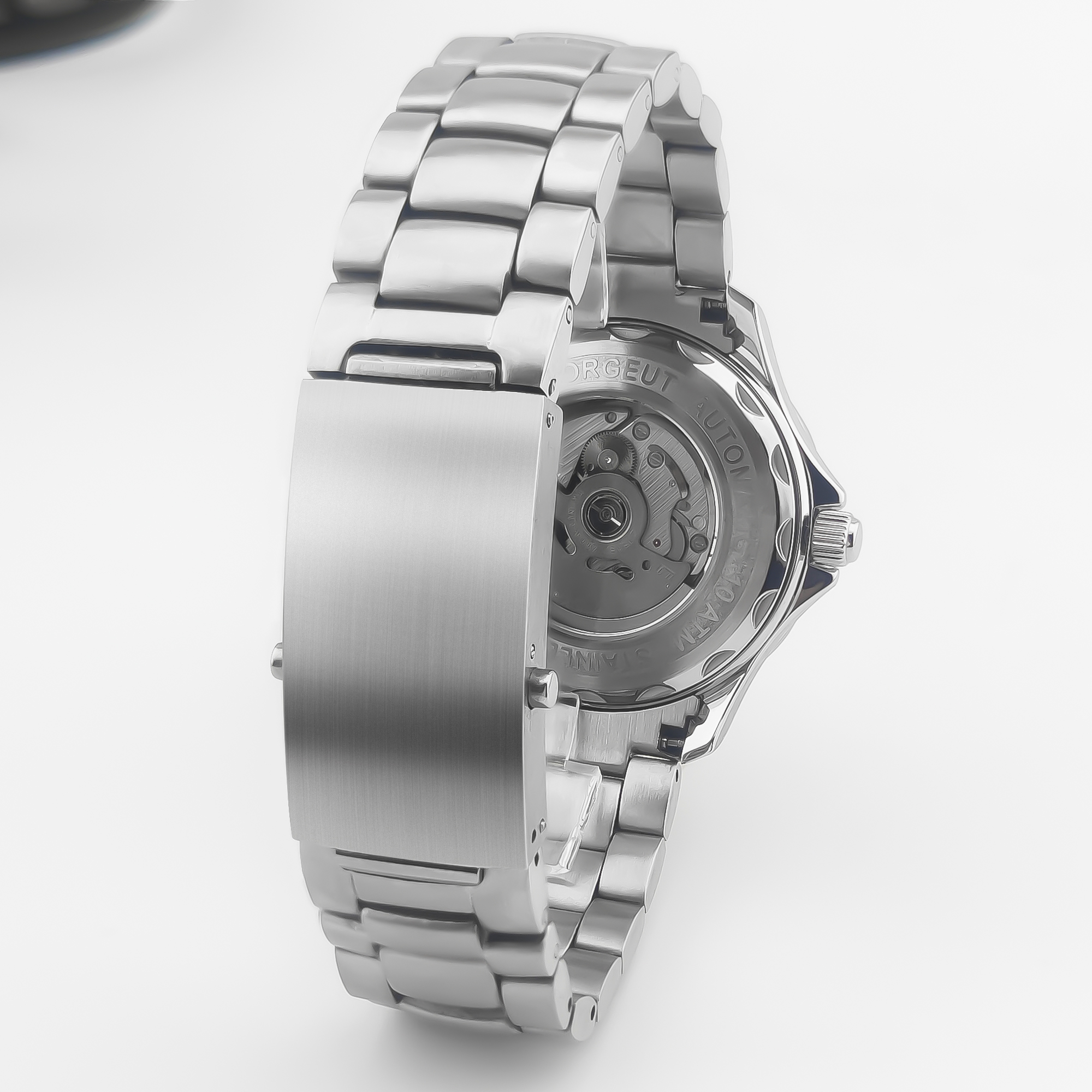 CUSTOM Logo Sapphire Glass Aut - Stainless Bracelet Diver recensie en prijs